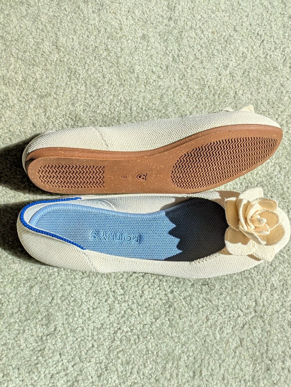 Rothy's The Petal Square ballet flats - Picture 4 of 5